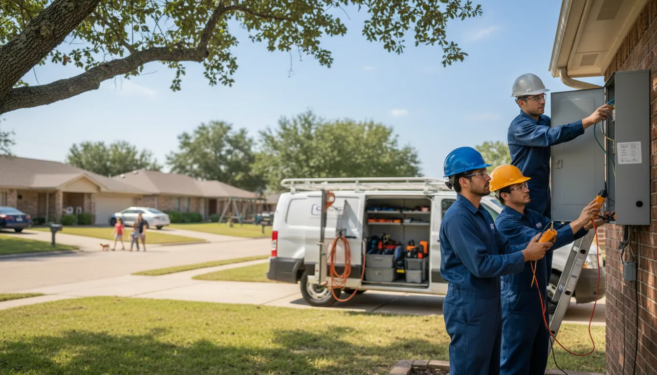 Certified electrician providing emergency electrical services in Webb City, MO